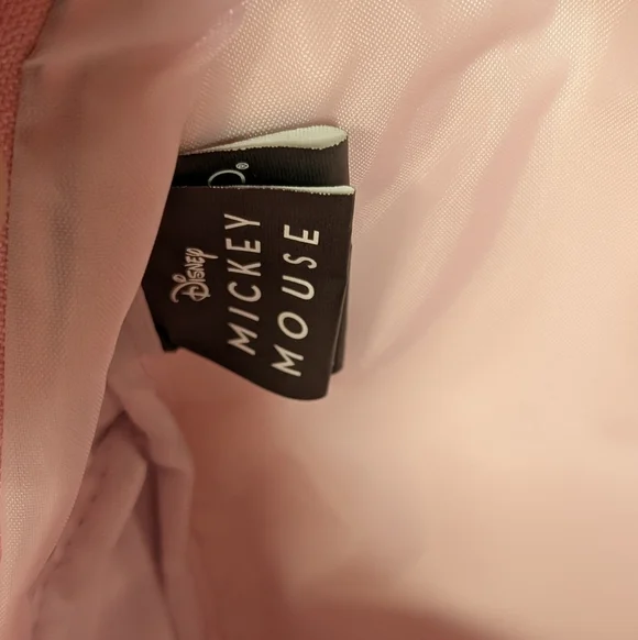 Disney Bioworld Mickey Minnie Mouse Backpack - Black and Pink NWT - Picture 6 of 8